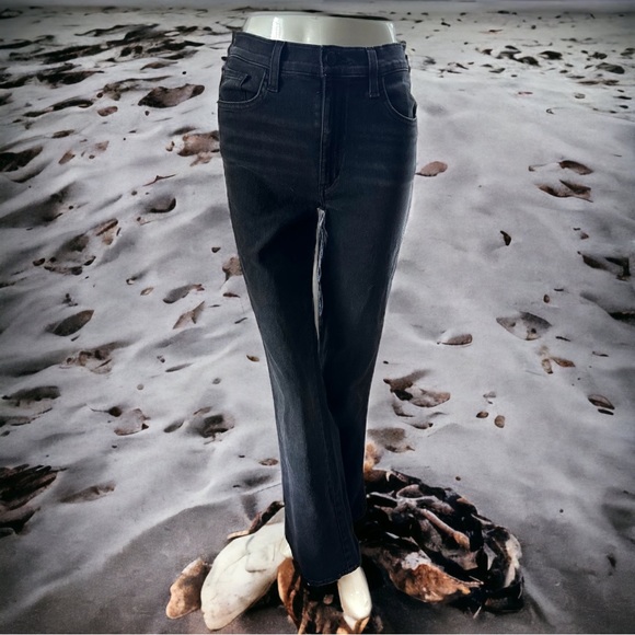 Joe’s Jeans Flare mid-rise spandex SZ 28 Shainia Rich Dark Grey -only wore once - Picture 6 of 8